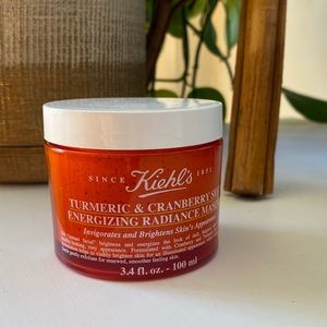 Kiehl’s turmeric & cranberry seed energizing radiance masque 3.4 fl oz UNOPENED